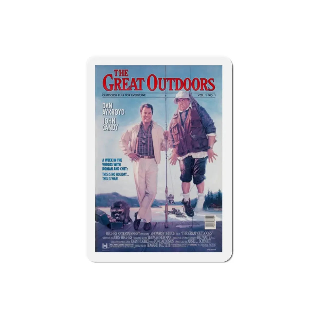 The Great Outdoors 1988 Movie Poster Refrigerator Magnet 2 Inch - The Sticker Space