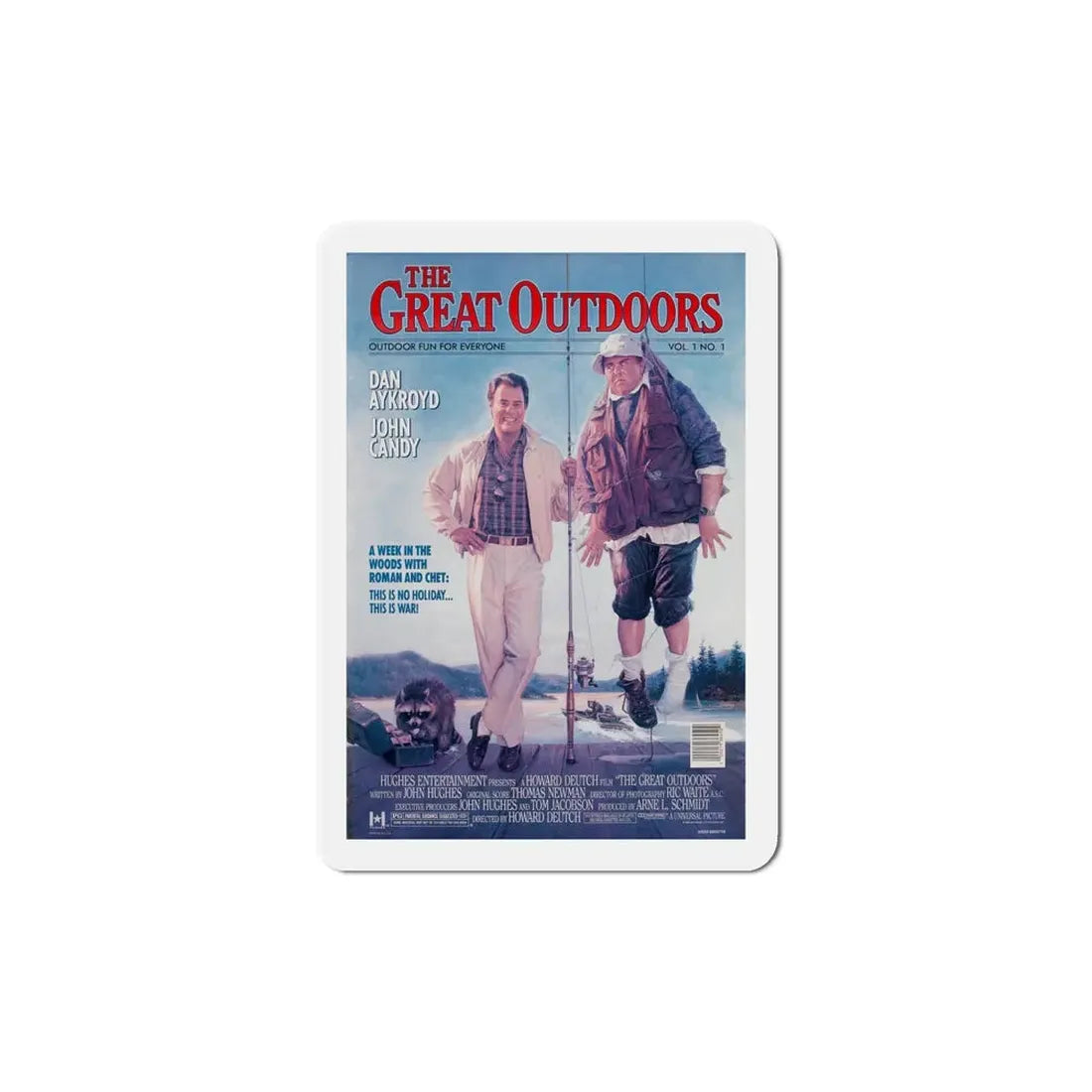 The Great Outdoors 1988 Movie Poster Refrigerator Magnet 5 Inch - The Sticker Space