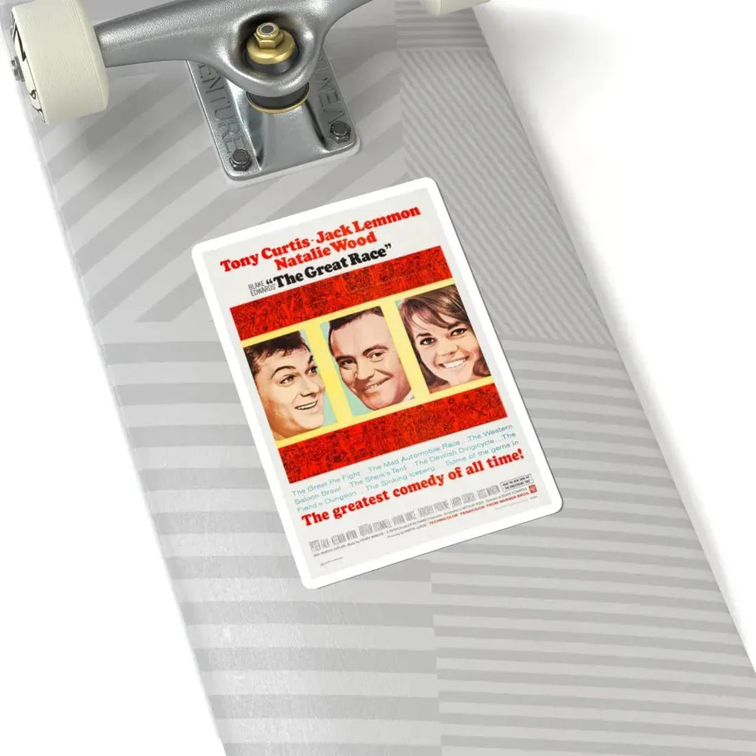 The Great Race 1965 Movie Poster - STICKER Vinyl Kiss-Cut Decal - The Sticker Space