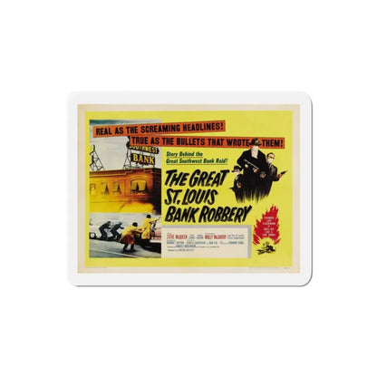 The Great St Louis Bank Robbery 1959 Movie Poster Refrigerator Magnet 2 Inch - The Sticker Space