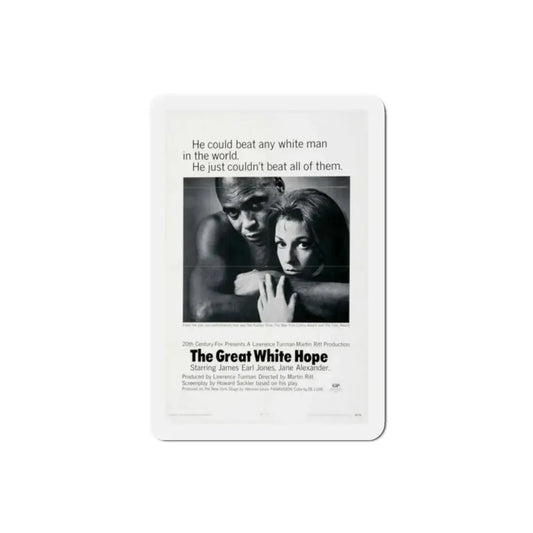 The Great White Hope 1970 Movie Poster Refrigerator Magnet 2 Inch - The Sticker Space