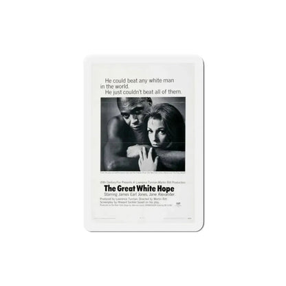 The Great White Hope 1970 Movie Poster Refrigerator Magnet 3 Inch - The Sticker Space