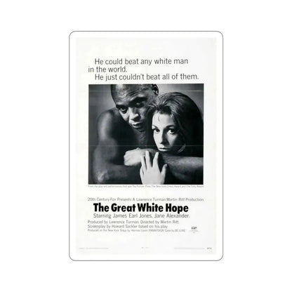 The Great White Hope 1970 Movie Poster STICKER Vinyl Die-Cut Decal 6 Inch - The Sticker Space