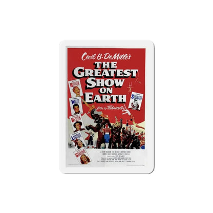 The Greatest Show on Earth 1952 Movie Poster Refrigerator Magnet 3 Inch - The Sticker Space