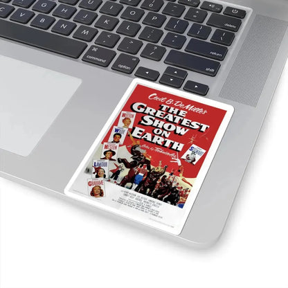 The Greatest Show on Earth 1952 Movie Poster - STICKER Vinyl Kiss-Cut Decal - The Sticker Space