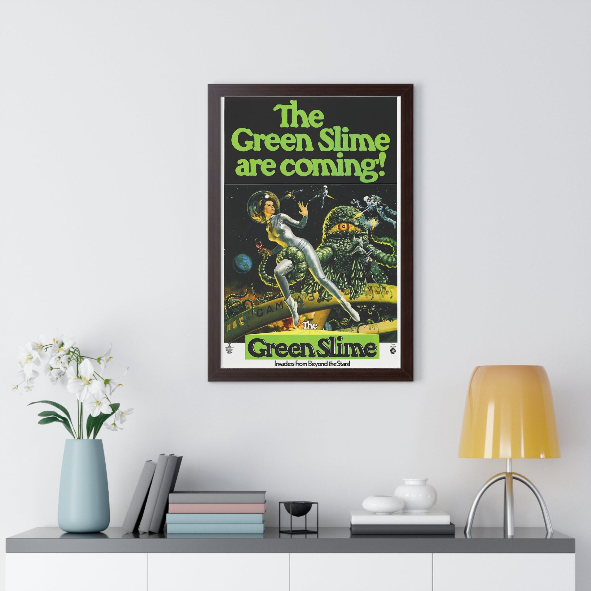 THE GREEN SLIME 1968 - Framed Movie Poster-The Sticker Space