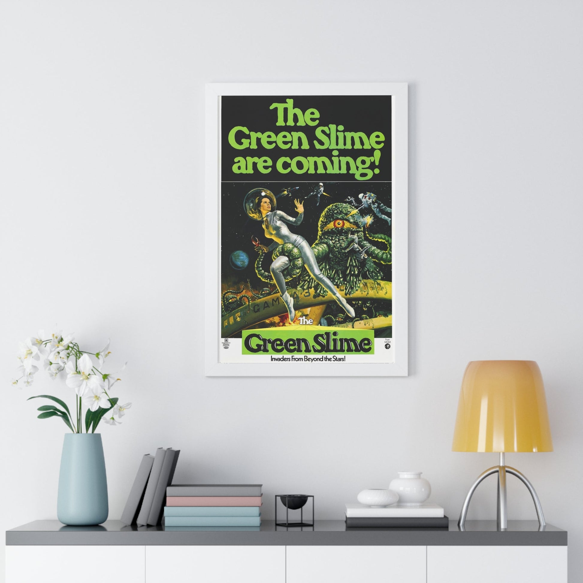 THE GREEN SLIME 1968 - Framed Movie Poster-The Sticker Space