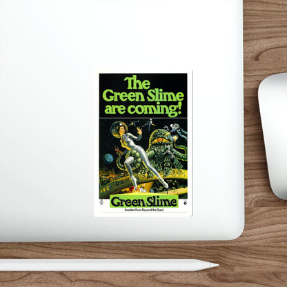 THE GREEN SLIME 1968 Movie Poster STICKER Vinyl Die-Cut Decal-The Sticker Space