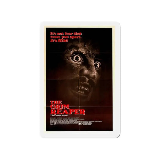 THE GRIM REAPER (ANTROPOPHAGUS) 1980 Movie Poster - Refrigerator Magnet 2 Inch Die-Cut - The Sticker Space