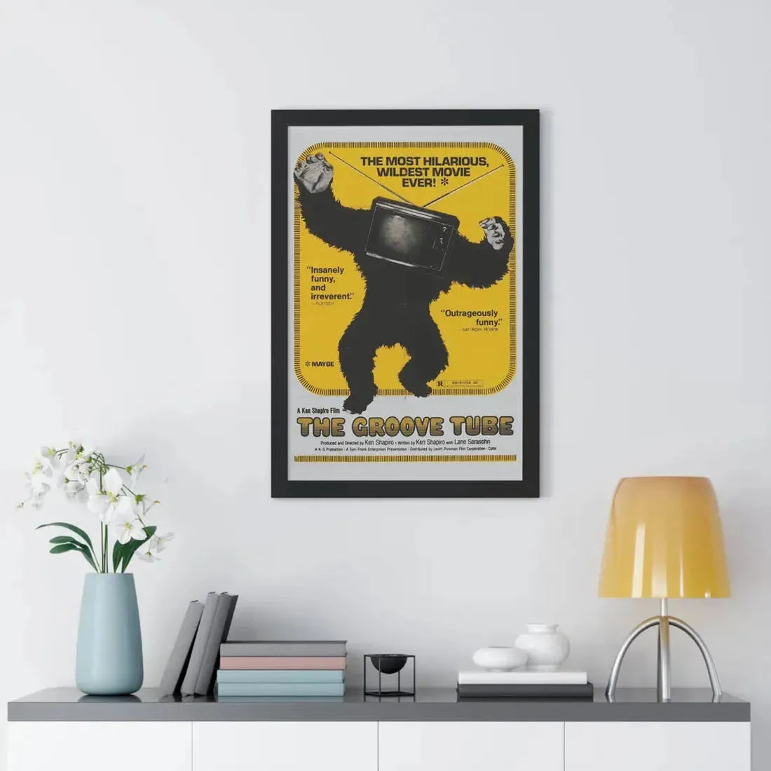 THE GROOVE TUBE 1974 - Framed Movie Poster - The Sticker Space