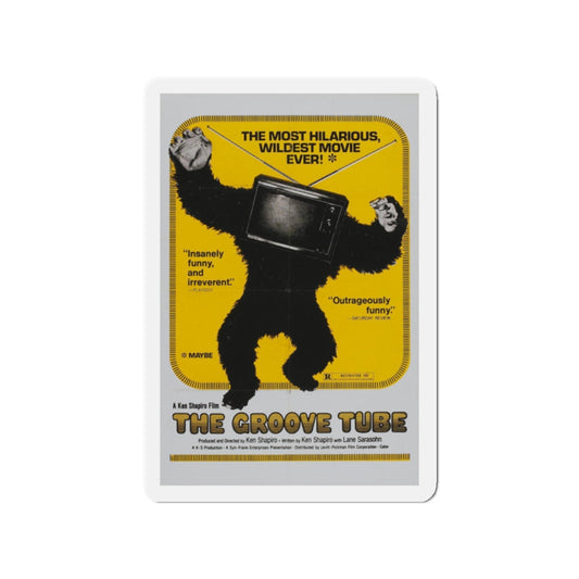 THE GROOVE TUBE 1974 Movie Poster - Refrigerator Magnet-2" x 2"-The Sticker Space