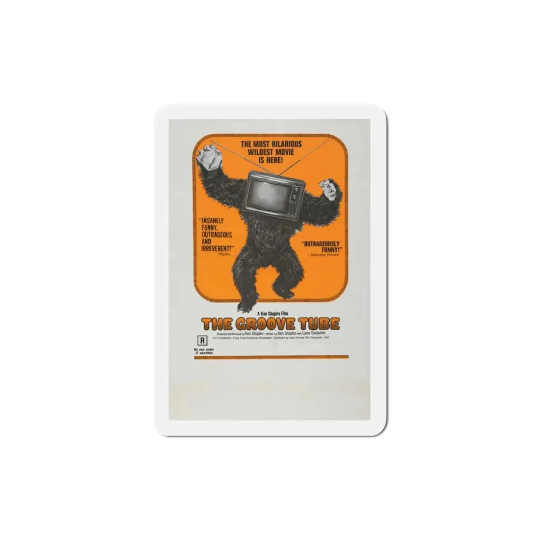 The Groove Tube 1974 Movie Poster Refrigerator Magnet 3 Inch - The Sticker Space