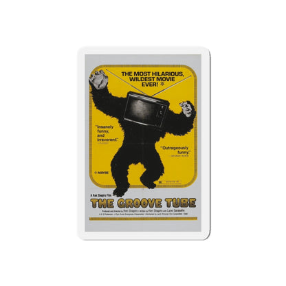 THE GROOVE TUBE 1974 Movie Poster - Refrigerator Magnet-5" x 5"-The Sticker Space