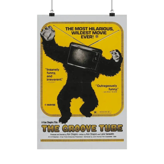 THE GROOVE TUBE 1974 - Paper Movie Poster 12″ x 18″ Matte - The Sticker Space