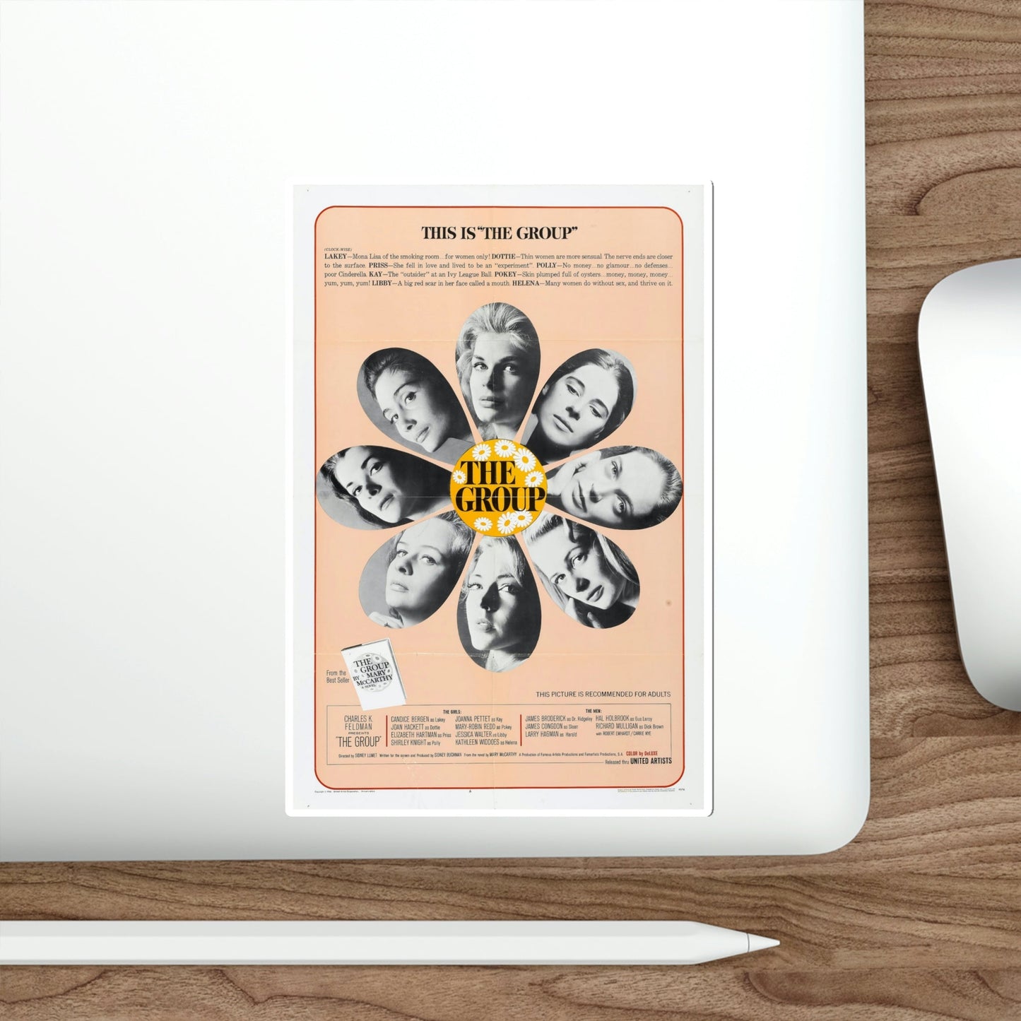 The Group 1966 Movie Poster STICKER Vinyl Die-Cut Decal-The Sticker Space