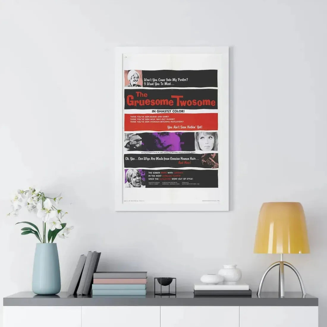 THE GRUESOME TWOSOME 1967 - Framed Movie Poster - The Sticker Space