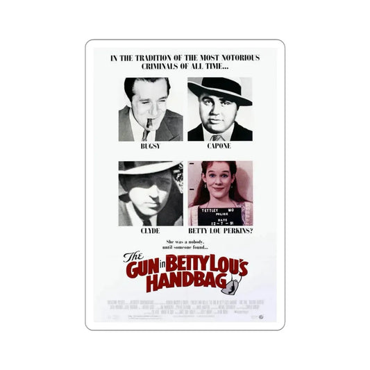 The Gun in Betty Lous Handbag 1992 Movie Poster STICKER Vinyl Die-Cut Decal 6 Inch - The Sticker Space