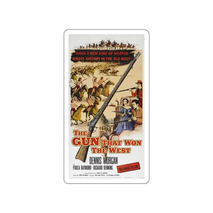 THE GUN THAT WON THE WEST 1955 Movie Poster STICKER Vinyl Die-Cut Decal 2 Inch - The Sticker Space