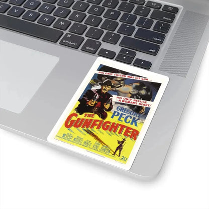The Gunfighter 1950 Movie Poster - STICKER Vinyl Kiss-Cut Decal - The Sticker Space