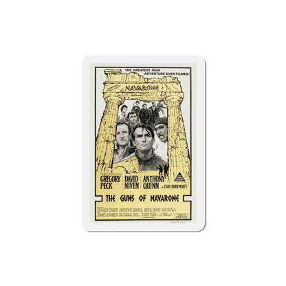 The Guns of Navarone 1961 Movie Poster Die-Cut Magnet-3 Inch-The Sticker Space