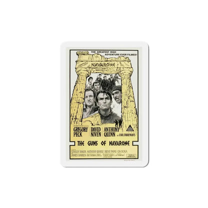 The Guns of Navarone 1961 Movie Poster Refrigerator Magnet 4 Inch - The Sticker Space