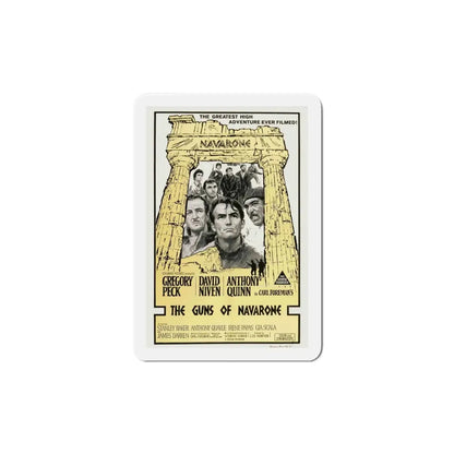 The Guns of Navarone 1961 Movie Poster Refrigerator Magnet 6 Inch - The Sticker Space