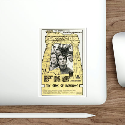 The Guns of Navarone 1961 Movie Poster STICKER Vinyl Die-Cut Decal-The Sticker Space