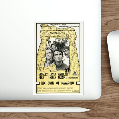 The Guns of Navarone 1961 Movie Poster STICKER Vinyl Die-Cut Decal-The Sticker Space