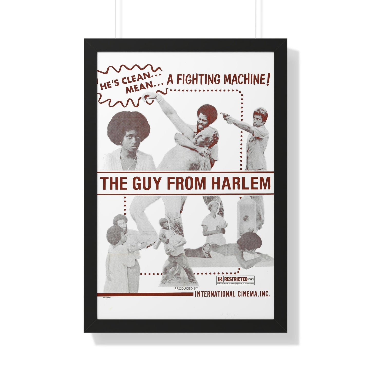 THE GUY FROM HARLEM 1977 - Framed Movie Poster-20" x 30"-The Sticker Space