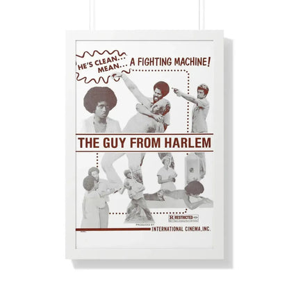 THE GUY FROM HARLEM 1977 - Framed Movie Poster 20" x 30" White - The Sticker Space