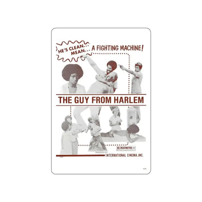 THE GUY FROM HARLEM 1977 Movie Poster STICKER Vinyl Die-Cut Decal 2 Inch - The Sticker Space