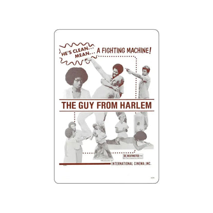 THE GUY FROM HARLEM 1977 Movie Poster STICKER Vinyl Die-Cut Decal 5 Inch - The Sticker Space
