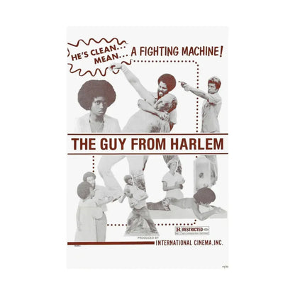THE GUY FROM HARLEM 1977 - Paper Movie Poster - The Sticker Space