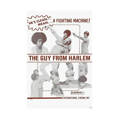THE GUY FROM HARLEM 1977 - Paper Movie Poster - The Sticker Space