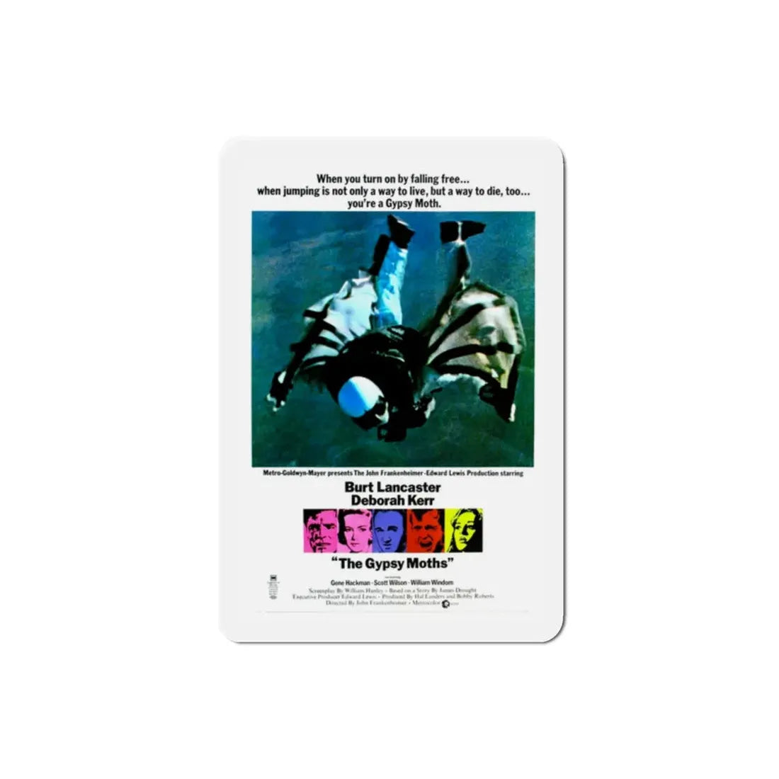 The Gypsy Moths 1969 Movie Poster Refrigerator Magnet 2 Inch - The Sticker Space