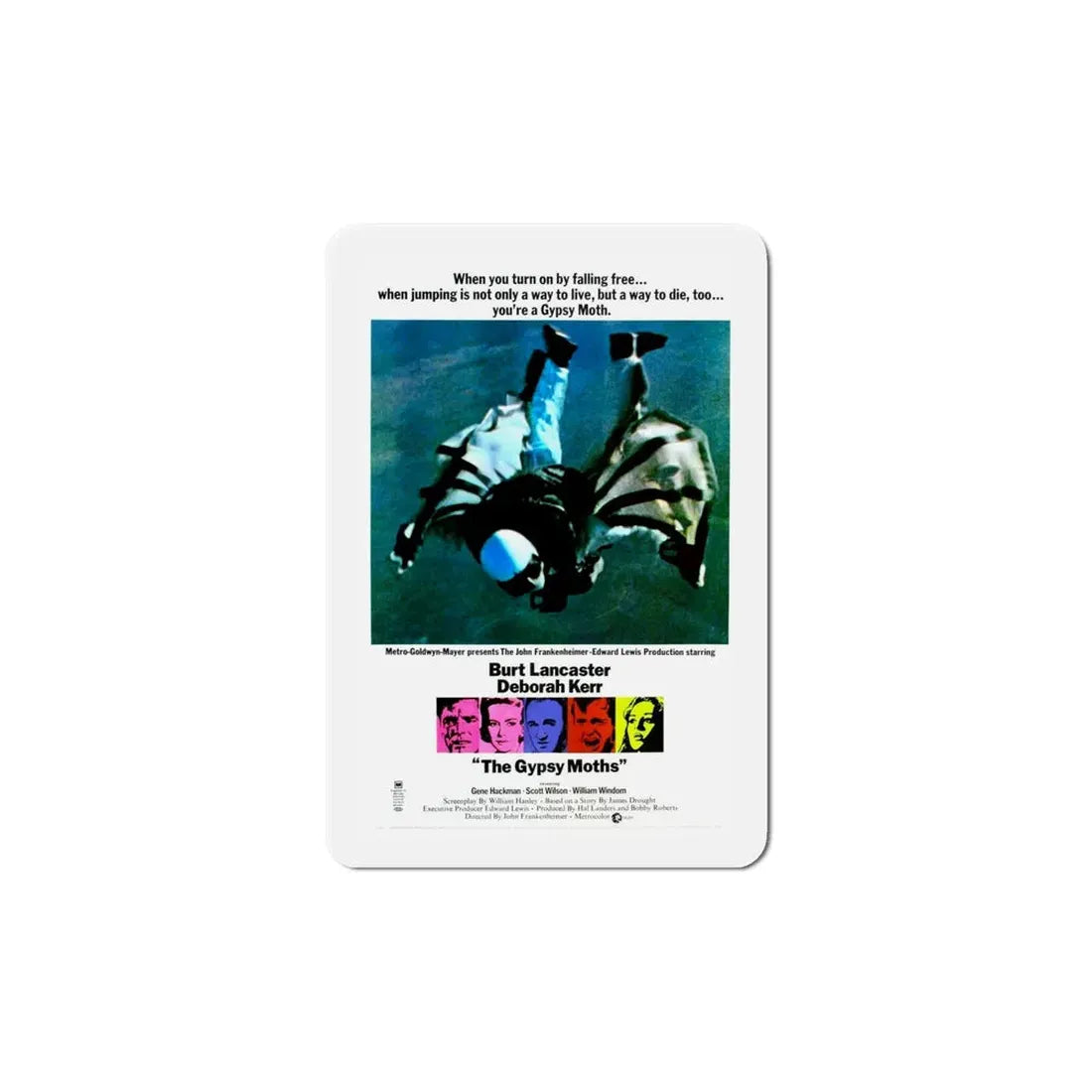 The Gypsy Moths 1969 Movie Poster Refrigerator Magnet 6 Inch - The Sticker Space