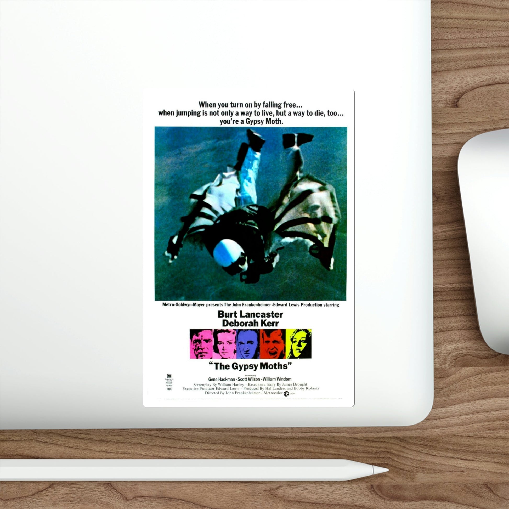 The Gypsy Moths 1969 Movie Poster STICKER Vinyl Die-Cut Decal-The Sticker Space