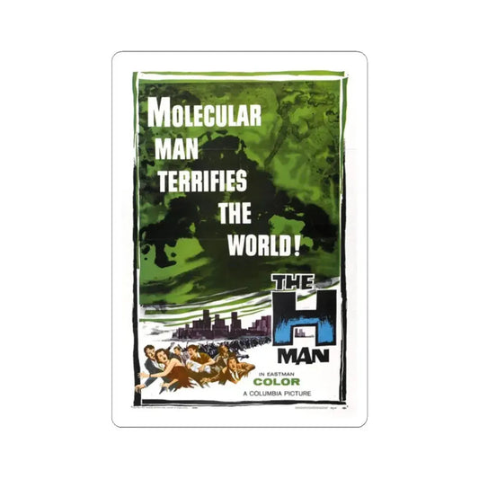 THE H-MAN 1958 Movie Poster - STICKER Vinyl Kiss-Cut Decal 2 Inch White - The Sticker Space