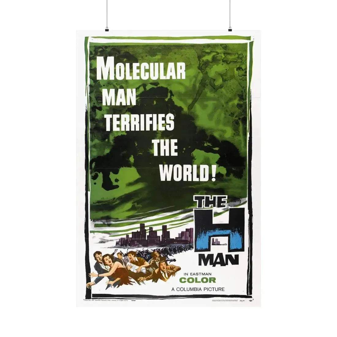 THE H-MAN 1958 - Paper Movie Poster 36" x 54" Matte - The Sticker Space