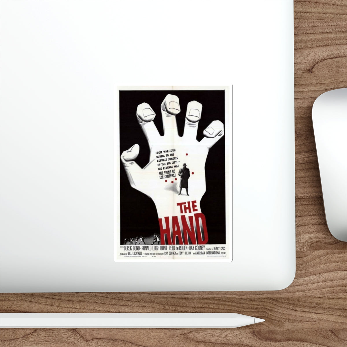 THE HAND 1960 Movie Poster STICKER Vinyl Die-Cut Decal-The Sticker Space