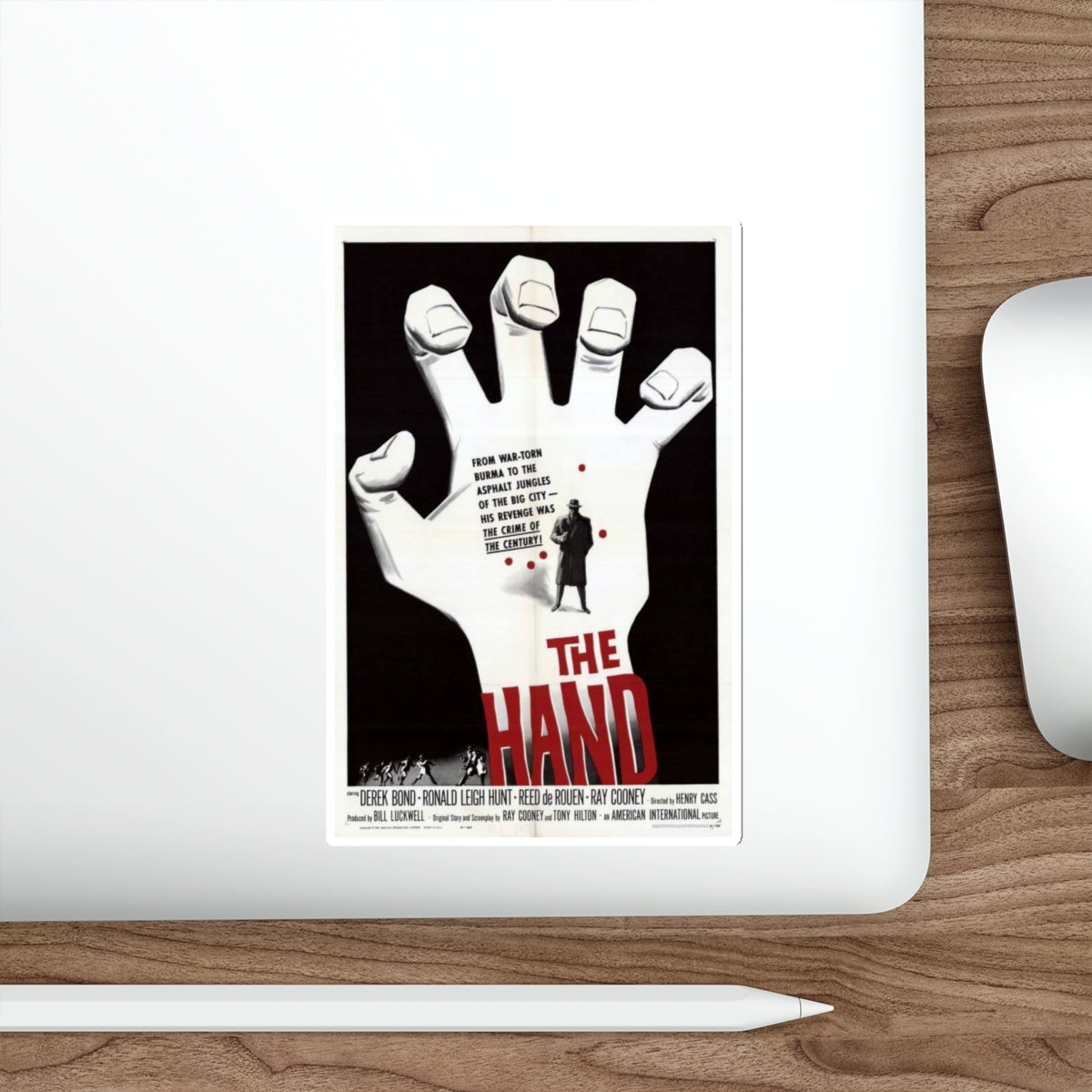 THE HAND 1960 Movie Poster STICKER Vinyl Die-Cut Decal-The Sticker Space
