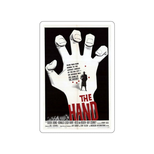 THE HAND 1960 Movie Poster STICKER Vinyl Die-Cut Decal-White-The Sticker Space