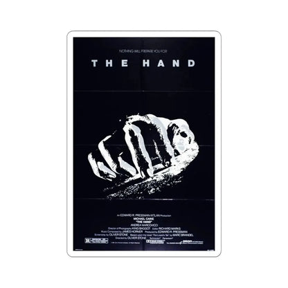 The Hand 1981 Movie Poster - STICKER Vinyl Kiss-Cut Decal 3 Inch White - The Sticker Space
