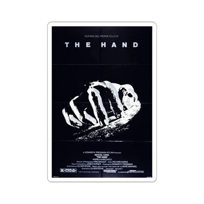 The Hand 1981 Movie Poster - STICKER Vinyl Kiss-Cut Decal 6 Inch White - The Sticker Space