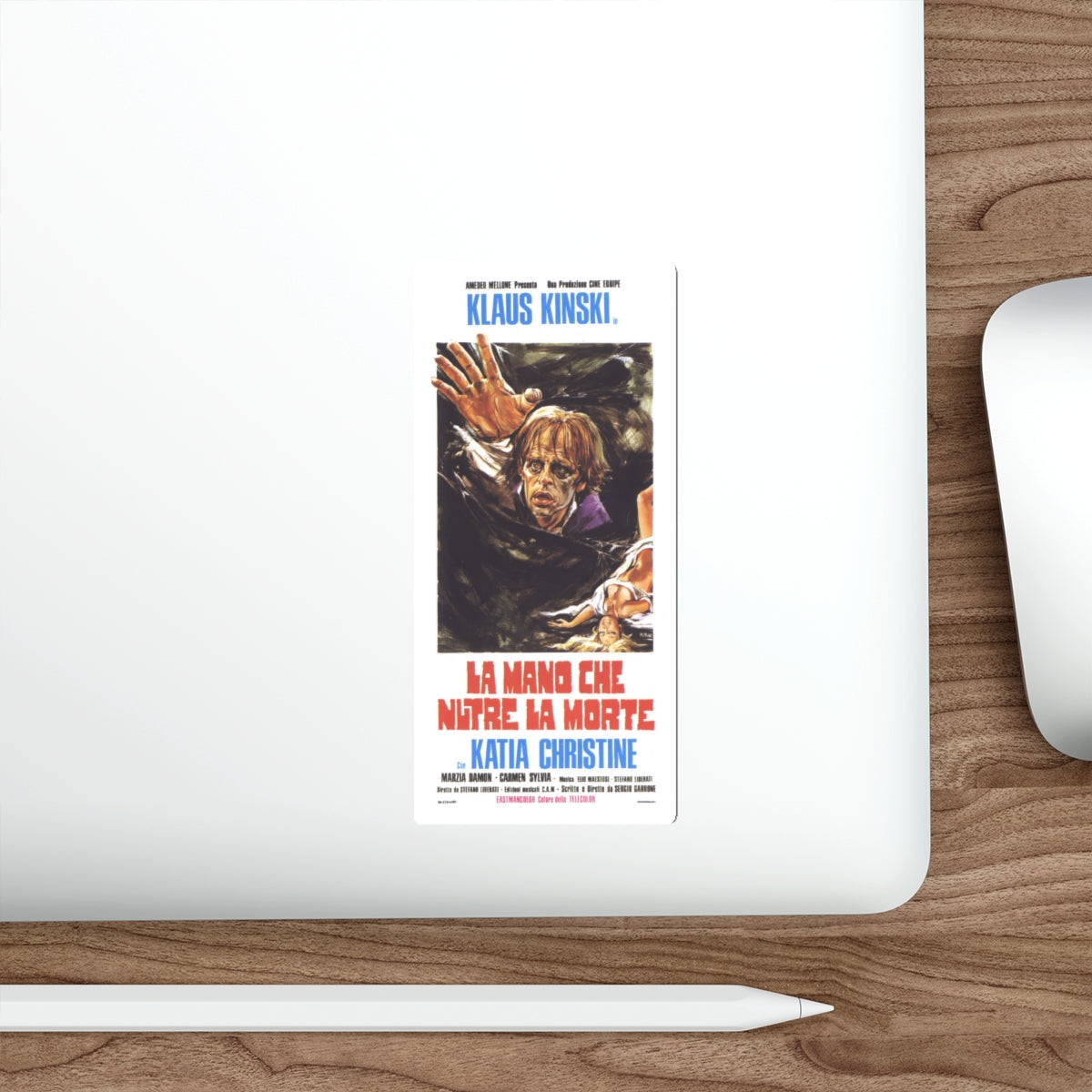 THE HAND THAT FEEDS THE DEAD 1974 Movie Poster STICKER Vinyl Die-Cut Decal-The Sticker Space