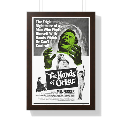 THE HANDS OF ORLAC 1924 - Framed Movie Poster-16″ x 24″-The Sticker Space