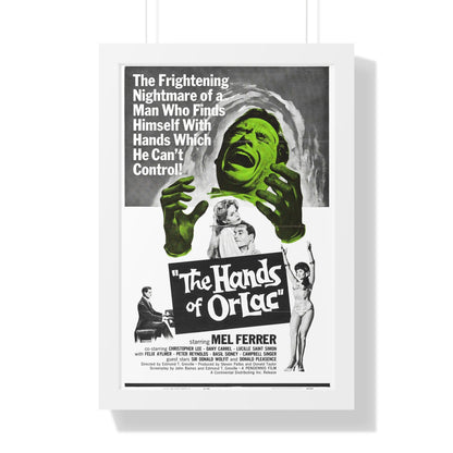 THE HANDS OF ORLAC 1924 - Framed Movie Poster-16″ x 24″-The Sticker Space