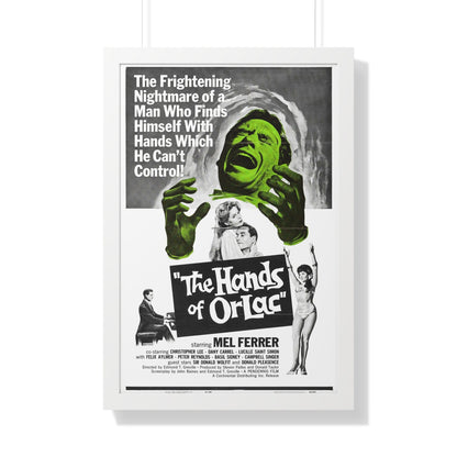 THE HANDS OF ORLAC 1924 - Framed Movie Poster-20" x 30"-The Sticker Space