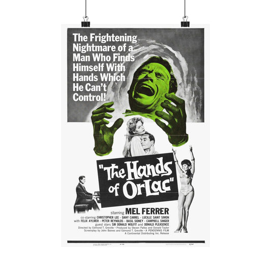 THE HANDS OF ORLAC 1924 - Paper Movie Poster-12″ x 18″-The Sticker Space