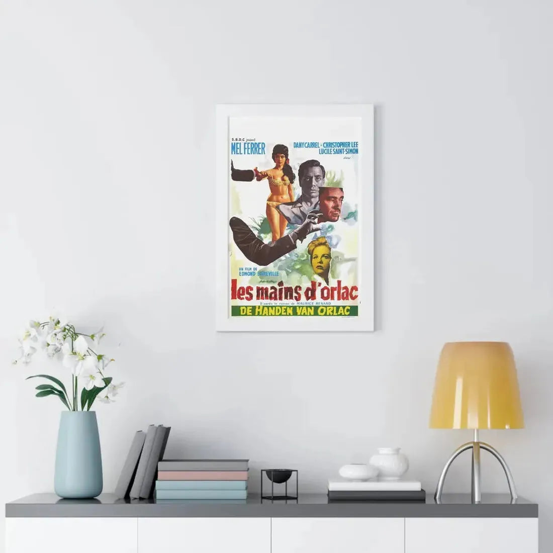 THE HANDS OF ORLAC (BELGIAN) 1924 - Framed Movie Poster - The Sticker Space